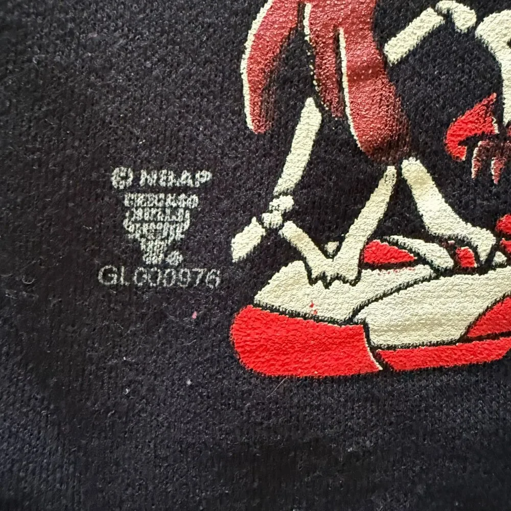 VTG 90s NBA Chicago Bulls Taz Sweatshirt Tracksuit Retro Kidcore Youth Set Sz 7